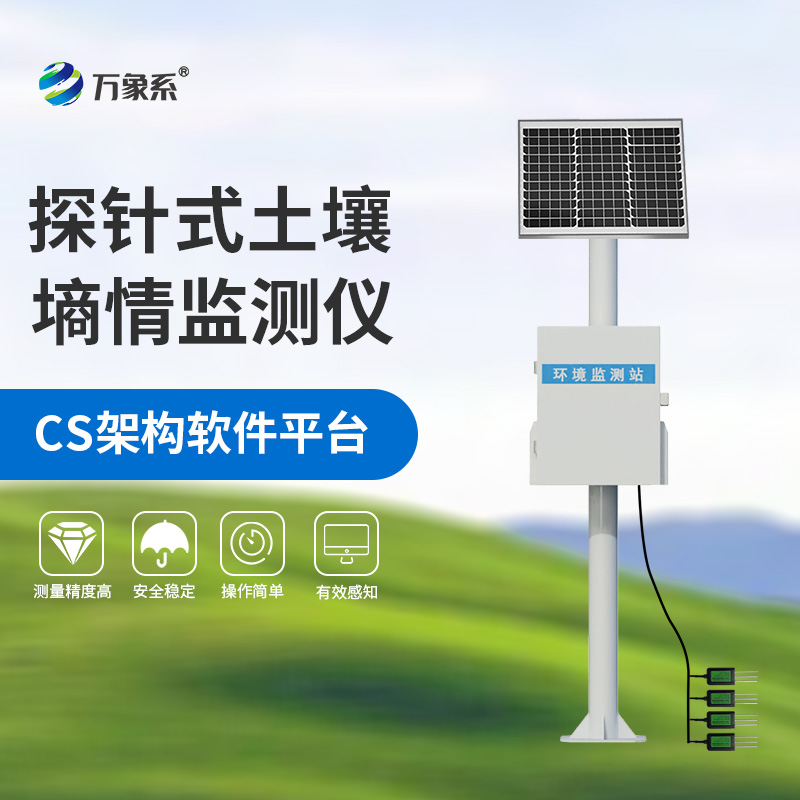 探针式土壤墒情监测站助力农业现代化