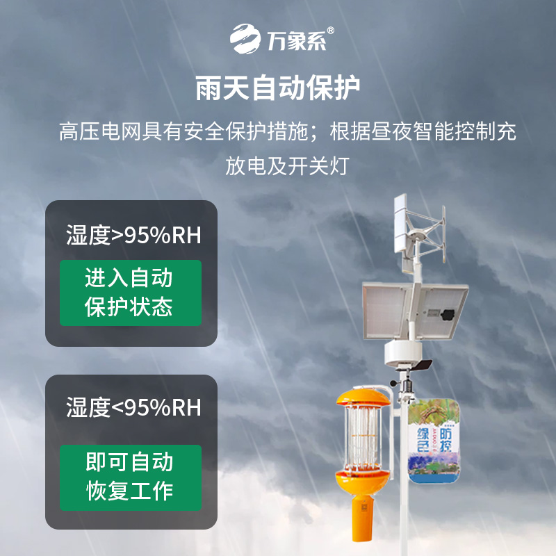 自动清虫节能诱虫灯:诱虫与清虫的“高效协同”