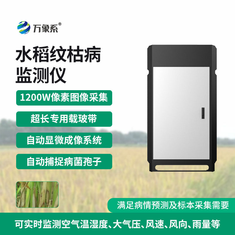 纹枯病测报仪上线,提前捕捉病害信号,守护粮食作物安全